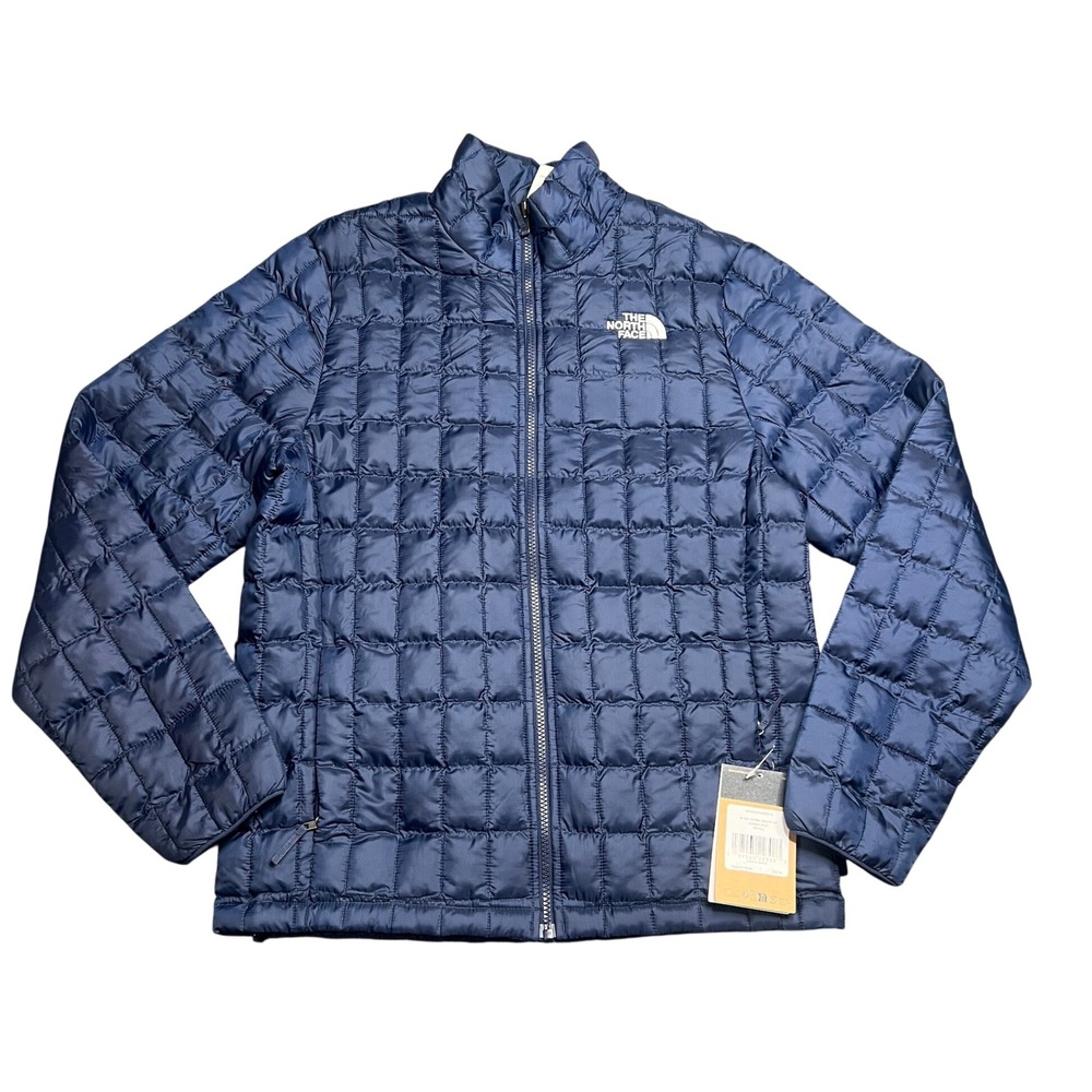 NWT The North Face ThermoBall Eco Jacket 2.0 Men Small Navy Blue Puffer NF0A5GLK
